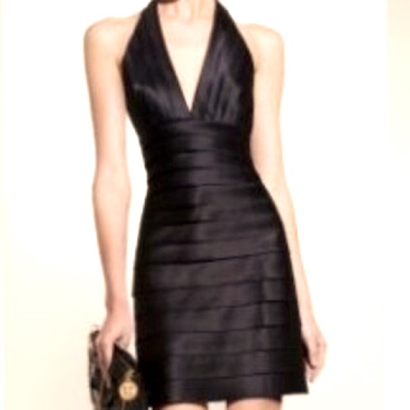 Satin Bandage Tiered Mini Dress | Poshmark